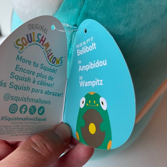 NEW Squishmallows Pokemon Bellibolt 14" with box and tag - Picture 10 of 16